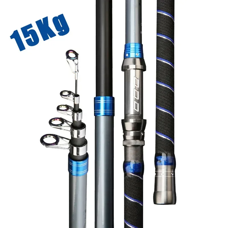 Fishing Rod Surf - Wędka teleskopowa do dalekich rzutów 2.1-4.5M