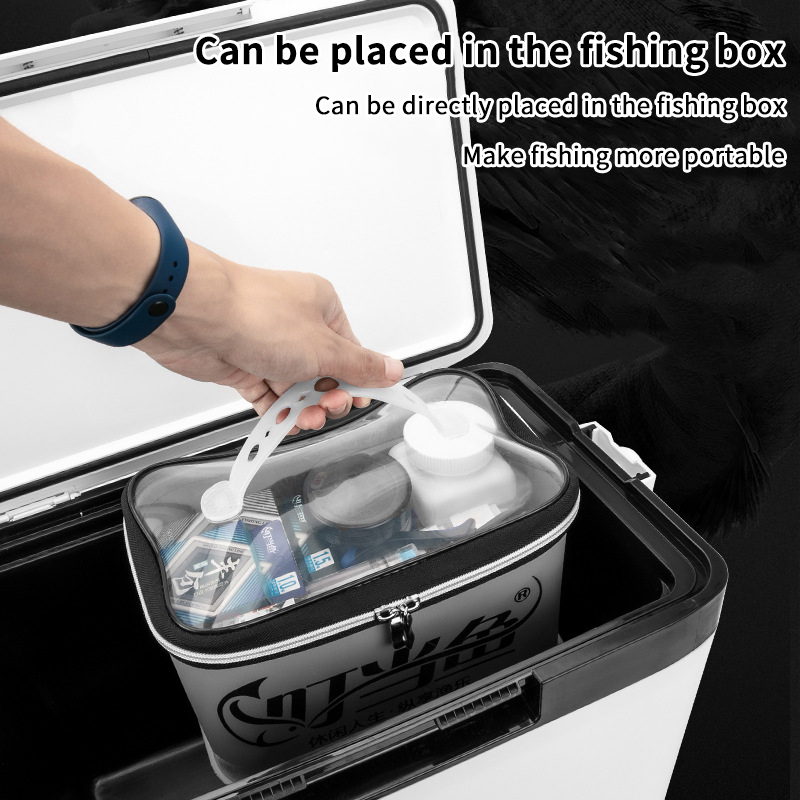 Fishing Rod Case - Torba wędkarska EVA Thicken, składane wiadro