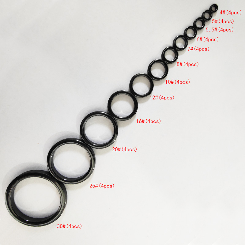 Fishing Rod Guide Replacement - ✰ ✪ 48 szt. Pierścieni przelotek