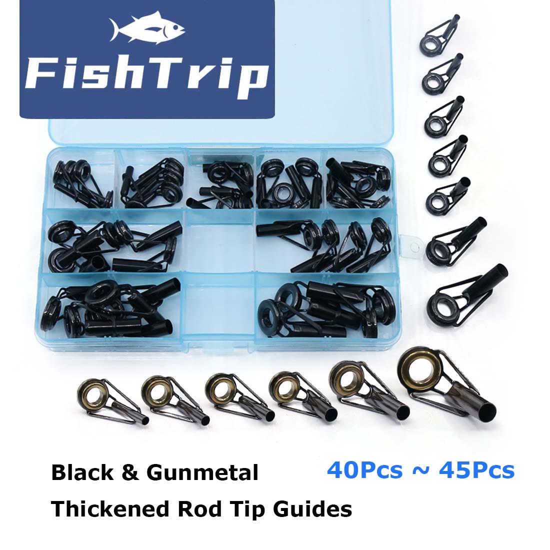 Fishing Rod Guide Replacement - Zestaw naprawczy końcówki drążka FishTrip 5
