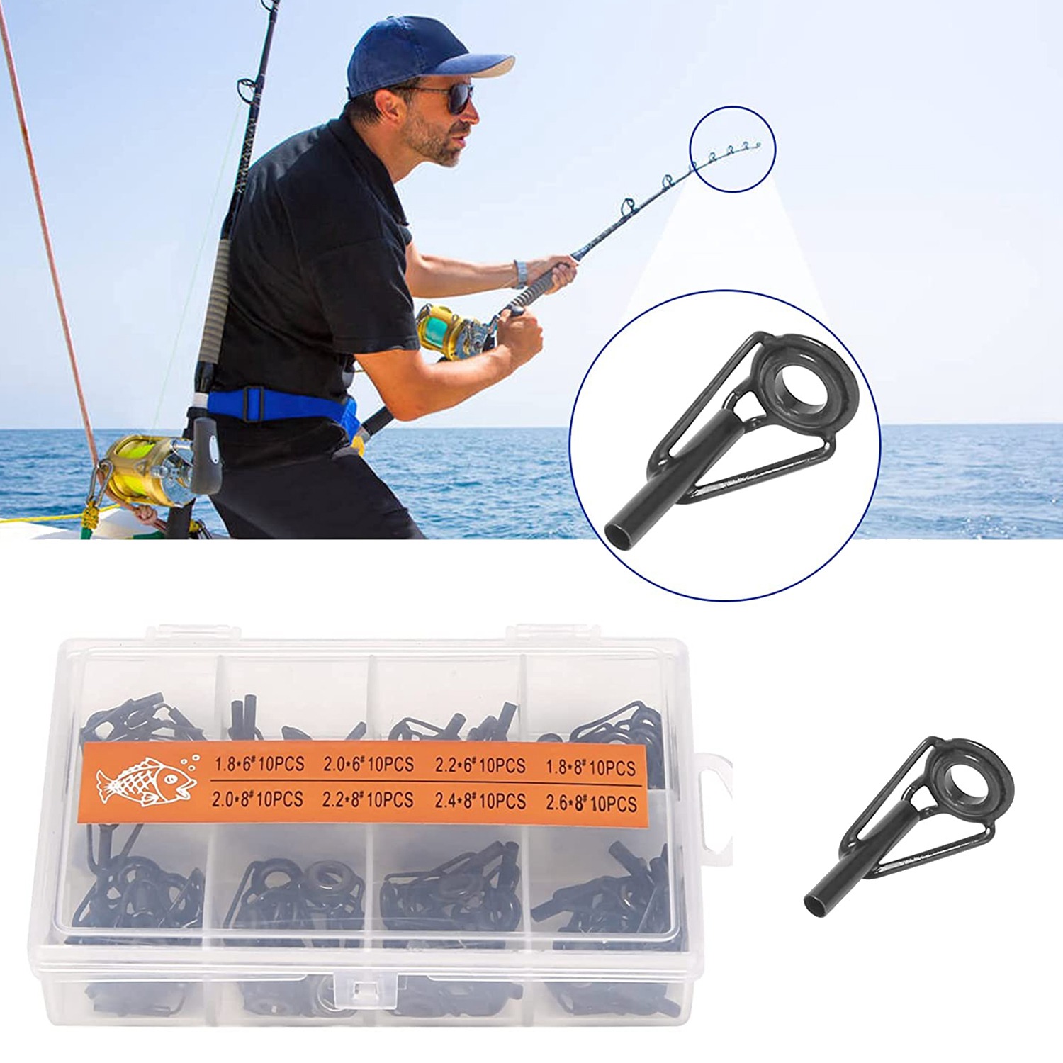 Zestaw naprawczy do końcówek w – Fishing Rod Guide Replacement recenzja i cena