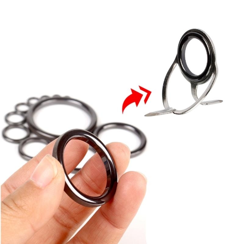 Q39E 40 sztuk zamienniki oczu  – Fishing Rod Guide Replacement recenzja i cena